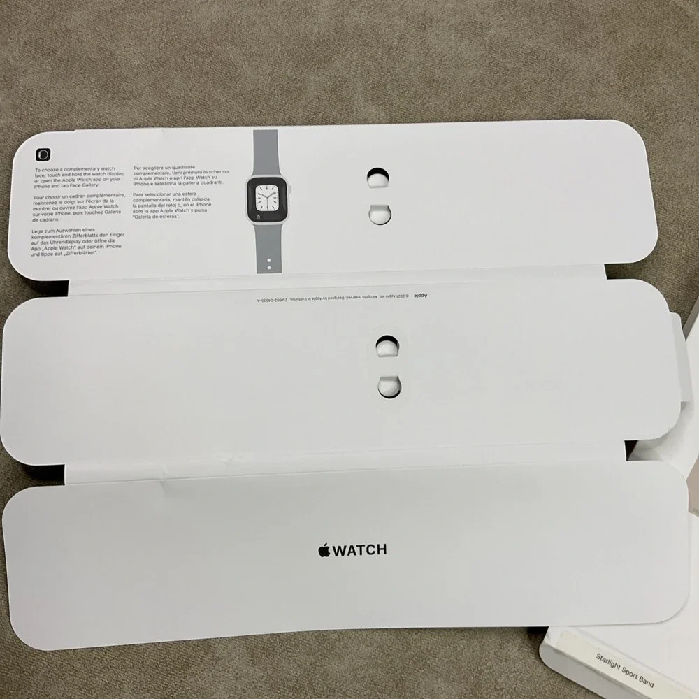 Apple Watch Series 7 Sport Band 41mm Starlight S/M M/L Genuine